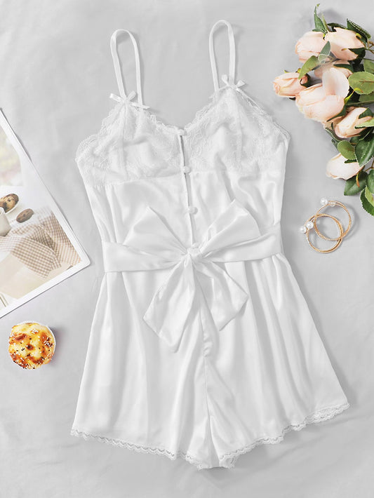 Sexy Lace Strapless Dress - Slim Style Women's Open-Bodied Strapless Nightgown