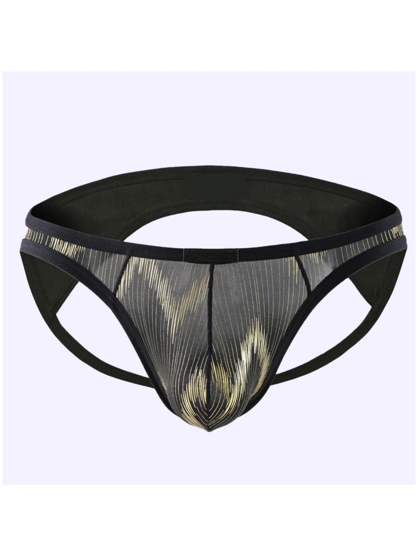 Sexy Low-Rise Men's Triangle Underwear With Exposed Buttocks