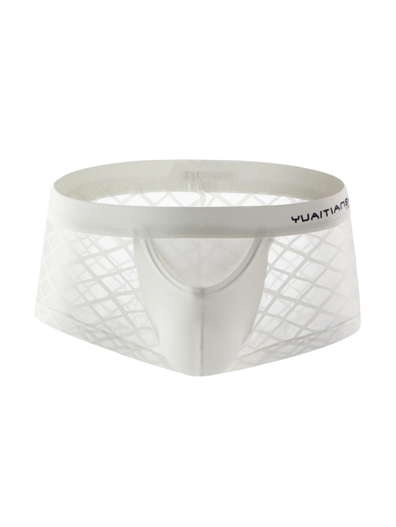 Net Mesh Pattern Sexy Men's Low-Rise Briefs