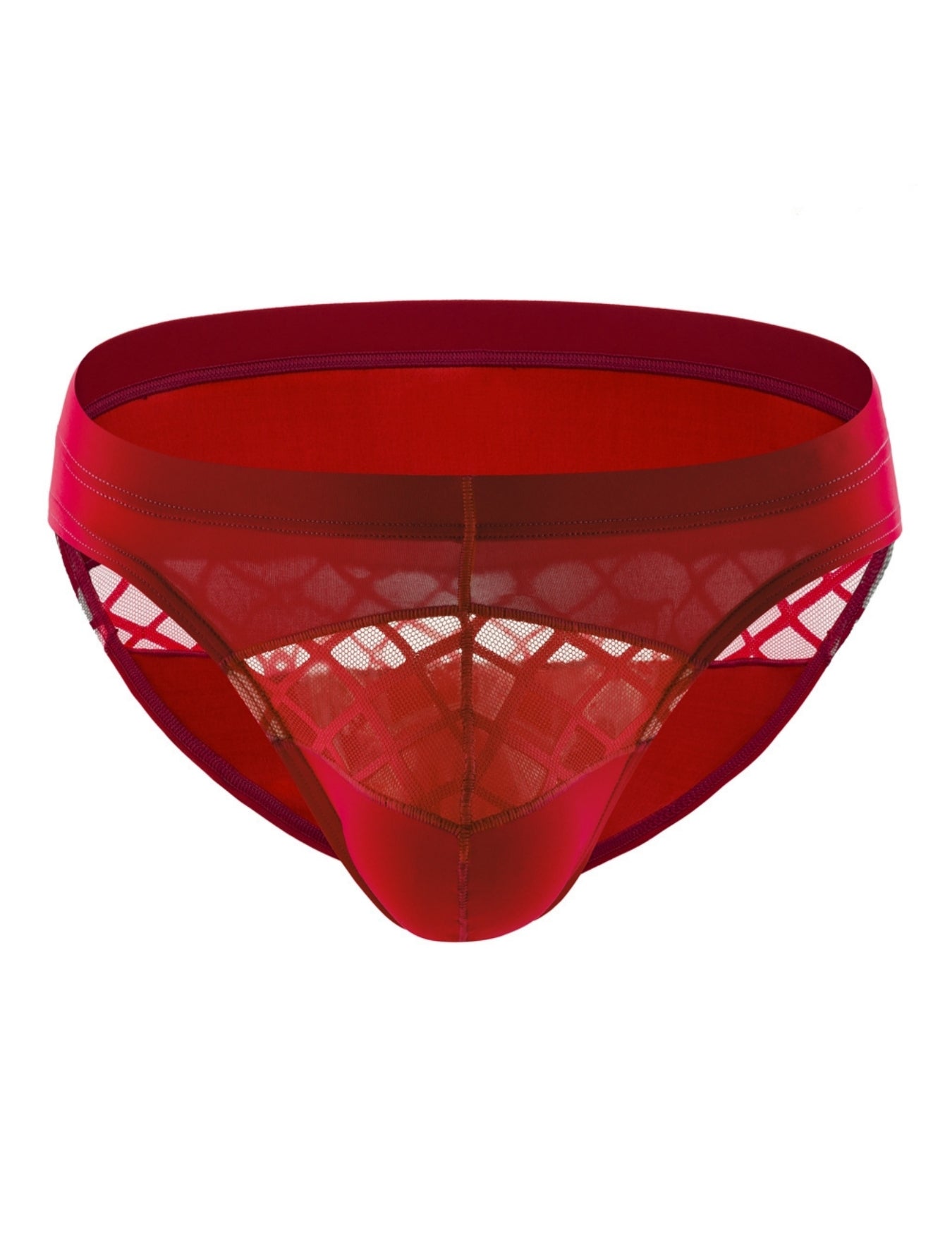 Net Fabric Men's Sexy Triangular Underwear