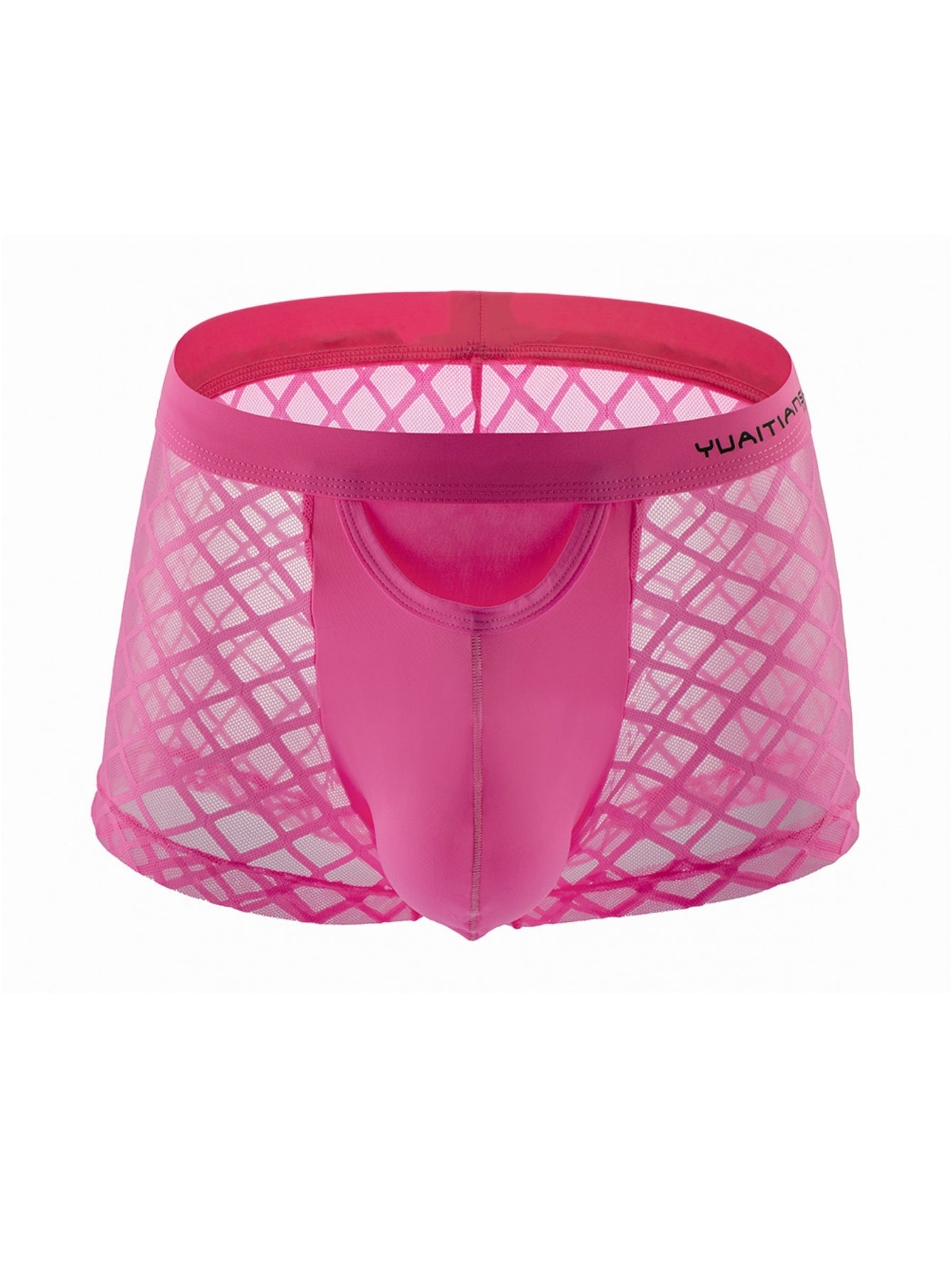 Net Mesh Pattern Sexy Men's Low-Rise Briefs
