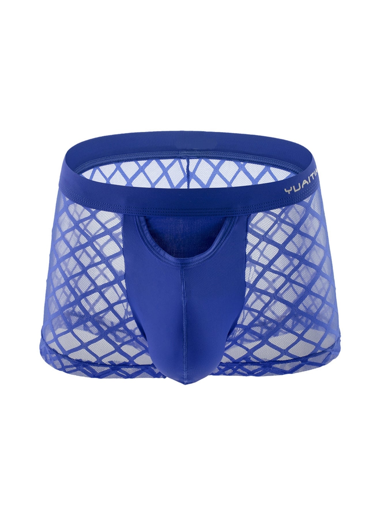 Net Mesh Pattern Sexy Men's Low-Rise Briefs